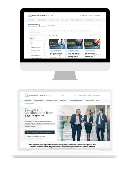 Investments and Wealth Website